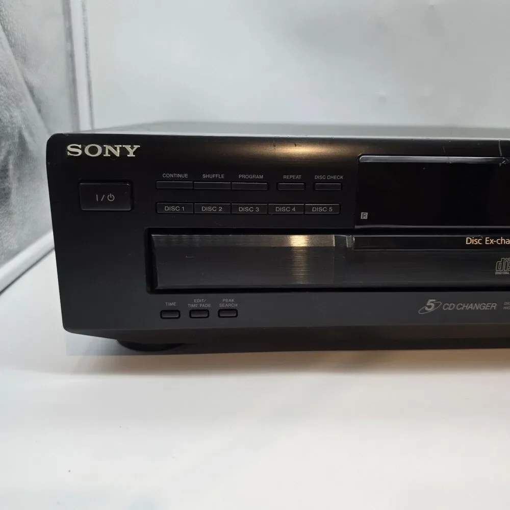 Sony CDP-CE335 5 Disc CD Changer Player Carousel | NO Remote TESTED